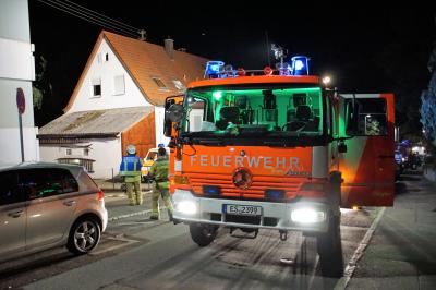 Esslingen: Brand fordert eine verletzte Person